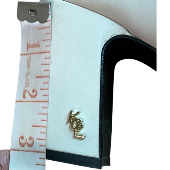 KURT GEIGER London Genuine Leather Heeled Cream Raylan Ankle Boot US Sz 9.5 - Picture 11 of 15